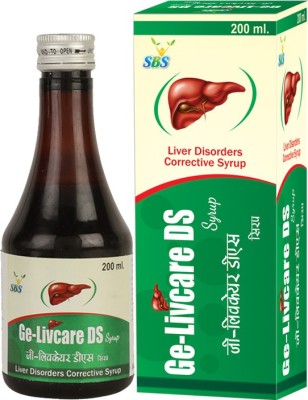 SBS Herbal Ge Liv care DS Syrup - With Pure Herbal Extracts, For Healthy & Toxin Free Liver