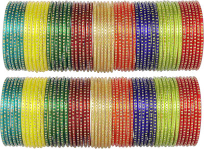 NMII Glass Bangle Set(Pack of 108)