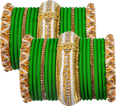 Rijoli Metal Bangle Set(Pack of 34)