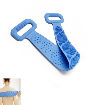 amesco Silicone Body Scrubber Belt, Double Side Shower Exfoliating Belt Removes Bath Towel, Double Chopping Belt Scrubber Washer for Bath