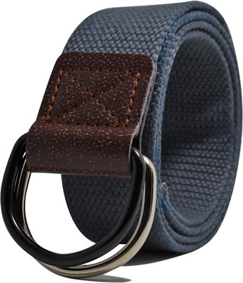 LOOPA Men Casual Grey Canvas Belt