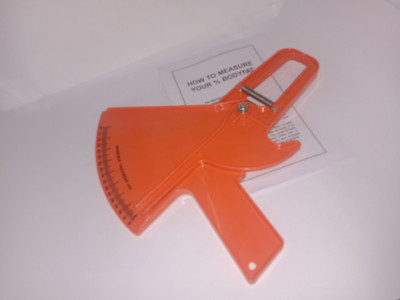 FLOVEIN SKINFOLD CALIPER ORANGE Body Fat Analyzer(Orange)
