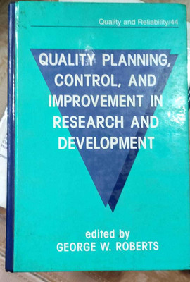 Quality Planning, Control, and Improvement in Research and Development(English, Hardcover, unknown)