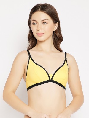 Clovia Women Balconette Non Padded Bra(Yellow)