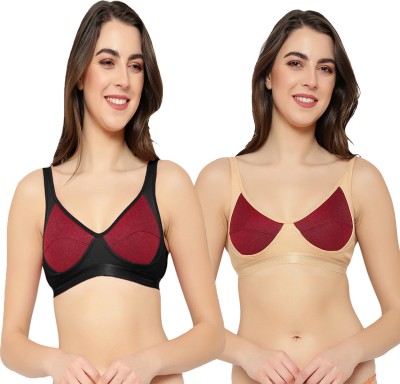 Earmark Women Full Coverage Non Padded Bra(Multicolor)