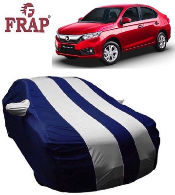 Frap Car Cover For Honda Amaze (With Mirror Pockets)(White, Blue, For 2018, 2019, 2020, 2021 Models)