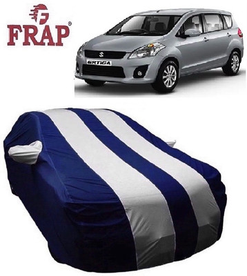 Frap Car Cover For Maruti Suzuki Ertiga (With Mirror Pockets)(White, Blue, For 2015, 2016, 2017 Models)