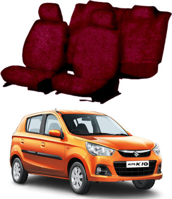 Chiefride Cotton Car Seat Cover For Maruti Alto K10(Without Back Seat Arm Rest, 5 Seater, 2 Back Seat Head Rests)