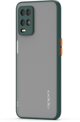 ROSALINE Back Cover for Oppo A54(Green, Camera Bump Protector)