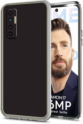 mobom Back Cover for Tecno Camon 17(Multicolor, Dual Protection, Silicon, Pack of: 1)