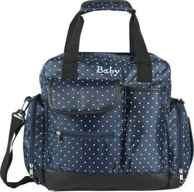 Chinmay Kids Diaper Mother Baby Diaper Maternity Bag with Diaper Changing/Bag Protection Mat - Easy to Carry & Handle Light Weight Bag With Dot Design Travel Bag diaper bag(Dark Blue) Chinmay Kids Diaper Mother Baby Diaper Maternity Bag with Diaper Changing/Bag Protection Mat - Easy to Carry & Handle Light Weight Bag With Dot Design Travel Bag diaper bag(Dark Blue)