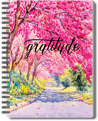 Nourish Gratitude A5 Journal Ruled 200 Pages(Landscape)