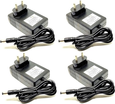 INVENTO 4Pcs 9V 2A DC Adaptor Power supply AC Power Adaptor - SMPS LED Strip DIY Automotive Electronic Hobby Kit