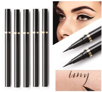 ADJD professional pigmented quick dry matte finish sketch eye liner pack of 5 12.5 g(BLACK)