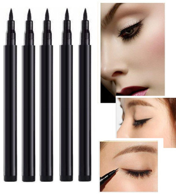 ADJD professional pigmented long lasting sketch eye liner pack of 5 12.5 g(BLACK)