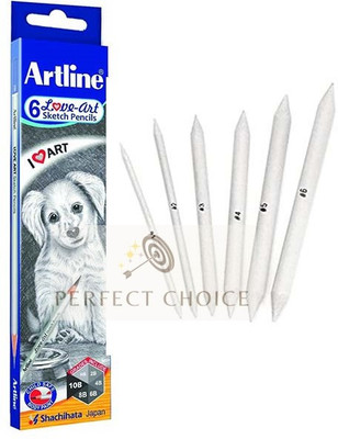 Artline HB, 2B, 4B, 6B, 8B, 10B Pencil(Pack of 1)