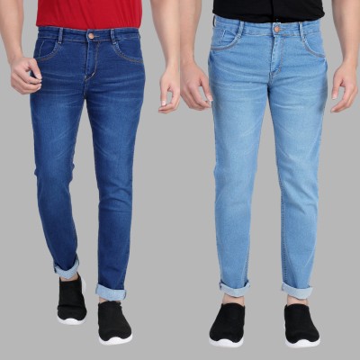 FabTag - RAGZO Slim Men Blue Jeans(Pack of 2)