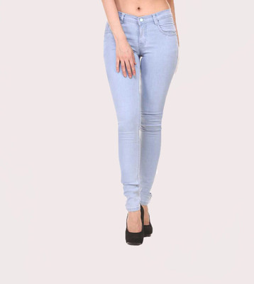 INAAYA Super Skinny Women Light Blue Jeans