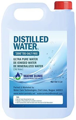 Water Care Ultra Pure Di-Ionised Distilled Water for Battery/Inverter/Medical Equipment's/Chemicals and Cosmetic...