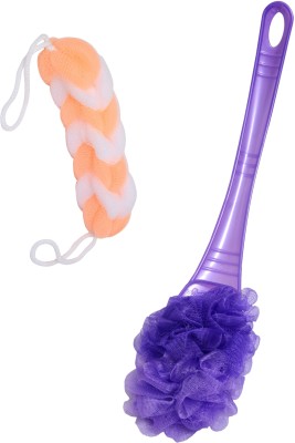 Tanvika Loofah(Peach, Purple)