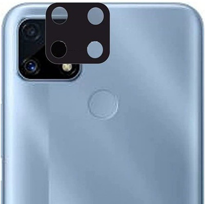 VOSKI Back Camera Lens Glass Protector for Realme C25s Back Camera Glass Protector Edge to Edge 5D Curved with Flash Cut(Pack of: 1)