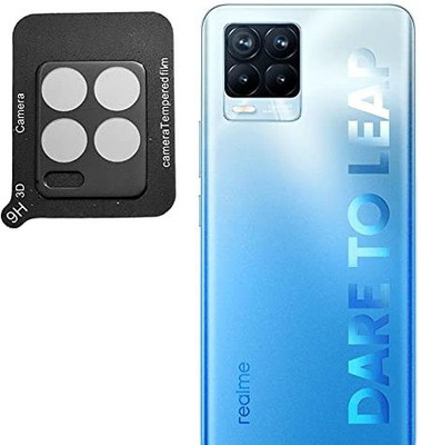 VOSKI Back Camera Lens Glass Protector for Realme 8 5G Back Camera Glass Protector Edge to Edge 5D Curved with Flash Cut(Pack of: 1)