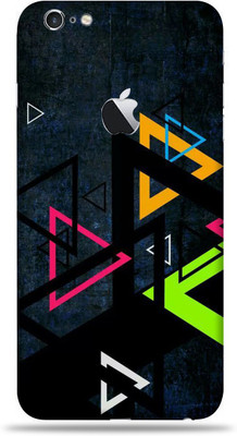 LAMHA Apple iPhone 6s Plus Mobile Skin(Ultra Super Color Triangles With High Matte Finish.)