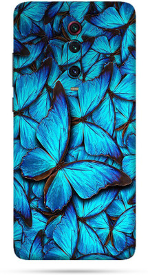 OggyBaba Mi 9t Pro Mobile Skin(Sky Blue Butterfly Skin Matte Finish)