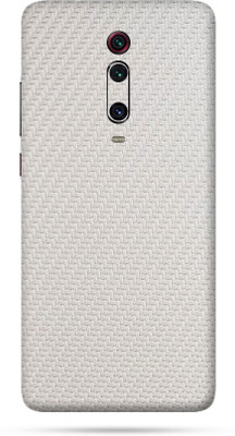 OggyBaba Mi 9T Pro Mobile Skin(Milky White Carbon Fibre Skin Matte Finish)
