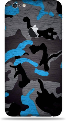 LAMHA Apple iPhone 6s Plus Mobile Skin(Ultra Super Camouflage Military Blue With High Matte Finish.)
