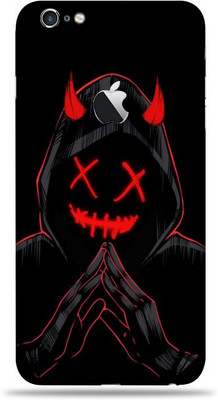 LAMHA Apple iPhone 6s Plus Mobile Skin(Ultra Super Black Devil With High Matte Finish.)
