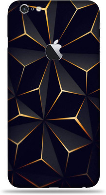 LAMHA Apple iPhone 6s Plus Mobile Skin(Ultra Super black abstract shape skin With High Matte Finish., Mobile Skin (Back+Side+Camera))