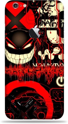 LAMHA Apple iPhone 6s Plus Mobile Skin(Ultra Super Red Graffiti skin With High Matte Finish., Mobile Skin (Back+Side+Camera))