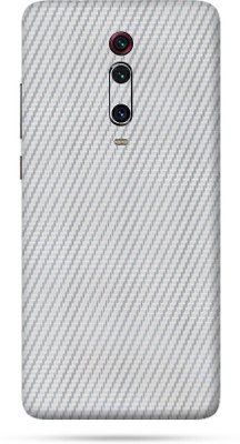OggyBaba Mi 9T Pro Mobile Skin(Silver Carbon Fibre Skin Matte Finish)