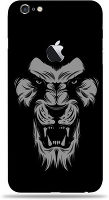 LAMHA Apple iPhone 6s Plus Mobile Skin(Ultra Super Black Lion With High Matte Finish.)