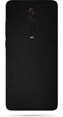 OggyBaba Mi 9T Pro Mobile Skin(Coal Black Leather Skin Matte Finish)
