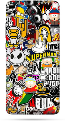 OggyBaba 9T Pro Mobile Skin(Sticker Bombing Skin Matte Finish)