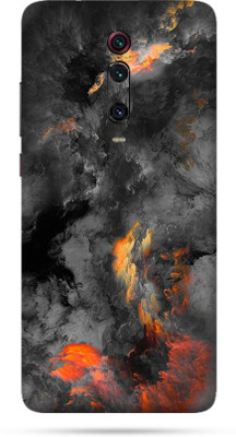 OggyBaba Mi 9T Pro Mobile Skin(Black Clouds Skin Matte Finish)