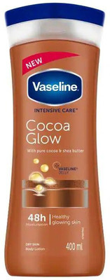 Vaseline COCOA GLOW WITH PURE COCOA & SHEA BUTTER (MADE IN UK) BODY LOTION IMPORTED(400 ml)