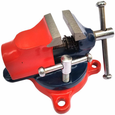 Luxuro Table Vice Swivel Base 1-1/2 inches (Grey Black) Multi Vise Tool
