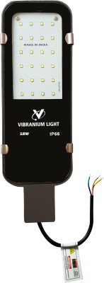 VIBRANIUM LIGHT 18W STREET LIGHT COOL WHITE (PACK OF - 2) Flood Light Outdoor Lamp(Grey, Black)