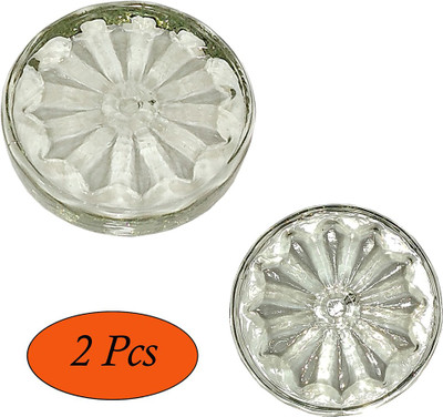 PANKU p Series glass Paper Weights  with glossy(Set Of 1, natural clear)