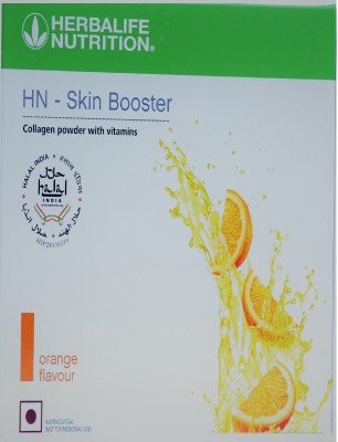 HERBALIFE Skin Booster Collagen Drink Mix-Orange Flavour For Better Skin Health-300 g Plant-Based Protein(300 g, Orange)