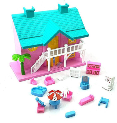 Mahi Zone Funny House Play Set-Doll House Set (Multicolor)_097(Multicolor)