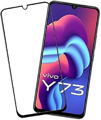 MR WIWU Edge To Edge Tempered Glass for Vivo Y73(Pack of 1)