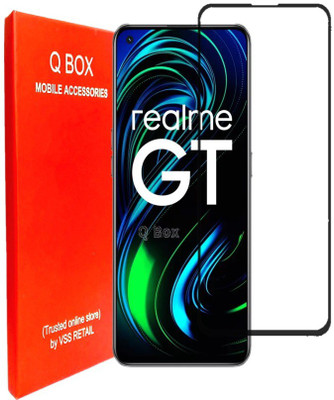 Q Box Edge To Edge Tempered Glass for Realme GT 5G(Pack of 1)