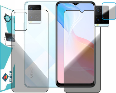 Olonga Front and Back Tempered Glass for Vivo Y21, Y21a, Y21e, Y21s, Y21t, Y33t, Y33S(Pack of -3)