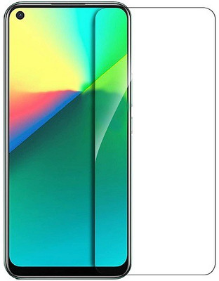 NIMMIKA ENTERPRISES Tempered Glass Guard for Realme Q3 5G(Superior protection | High-quality material | Clear and smooth surface)(Pack of 1)