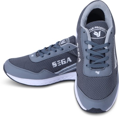 SEGA Running Shoes For Men(Grey , 10)