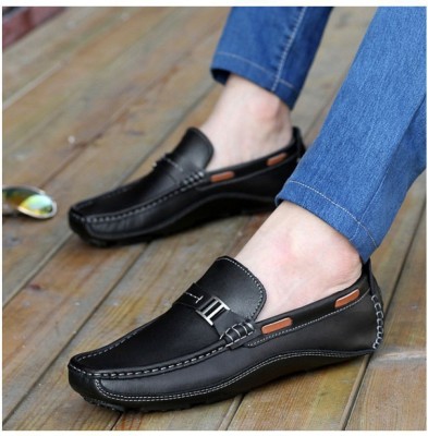 FOGGY Slip-on Loafers For Men(Black)